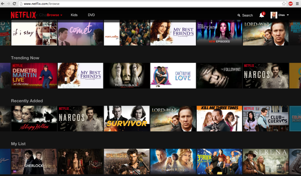 My Netflix Page